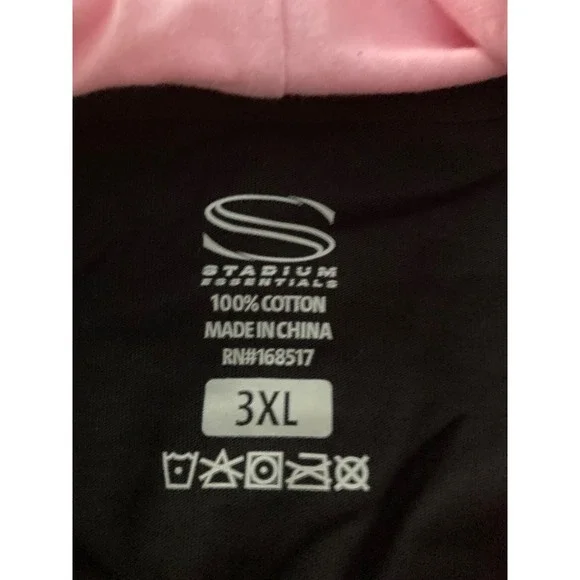 Men's 3XL NWOT Inter Miami CF Stadium Essentials‎ Black Hoodie Long Sleeve